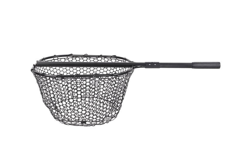 Xalavar Hart Rubber Stick - Compacto Preto com Malha de Borracha Anti-Enredos - Barracuda Pesca