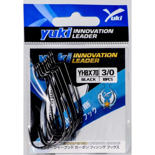 Yuki BX70 - Anzol Worm Black Nickel Reto - Barracuda Pesca
