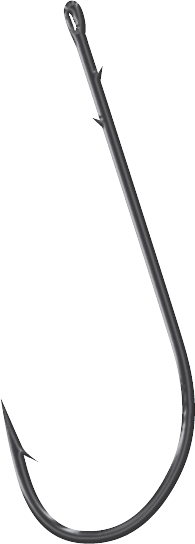 Yuki BX72 - Anzol Aberdeen Black Nickel com Barbelas - Barracuda Pesca