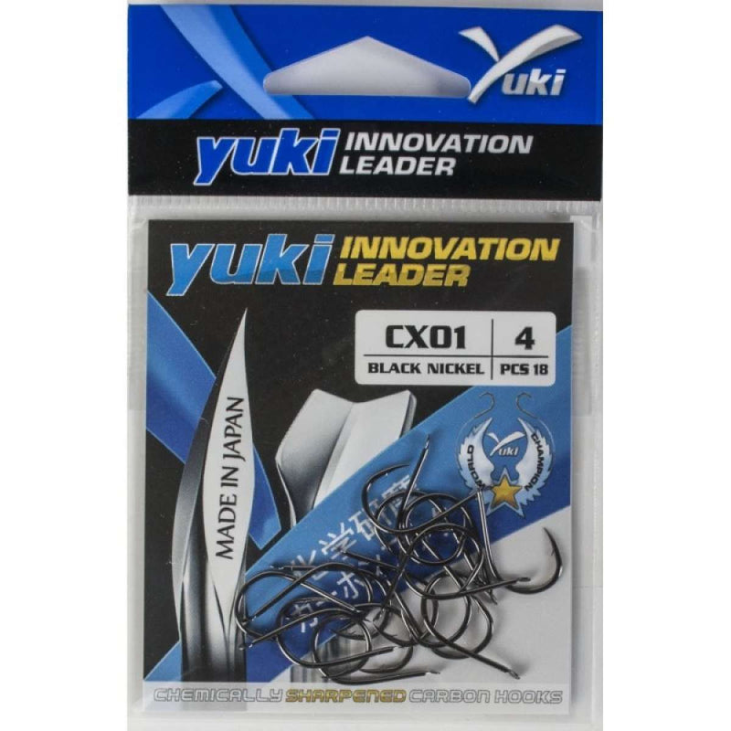 Yuki CX01 - Anzol Chinu Black Nickel - Barracuda Pesca