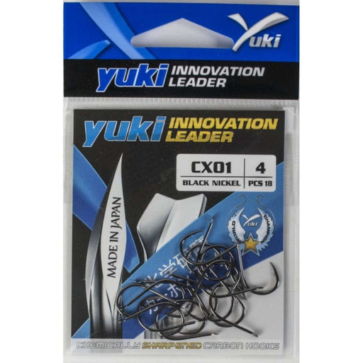 Yuki CX01 - Anzol Chinu Black Nickel - Barracuda Pesca
