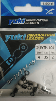 Yuki Destorcedores Triplos com Contas Luminosas - Tamanho 3x4 (35kg) - Barracuda Pesca
