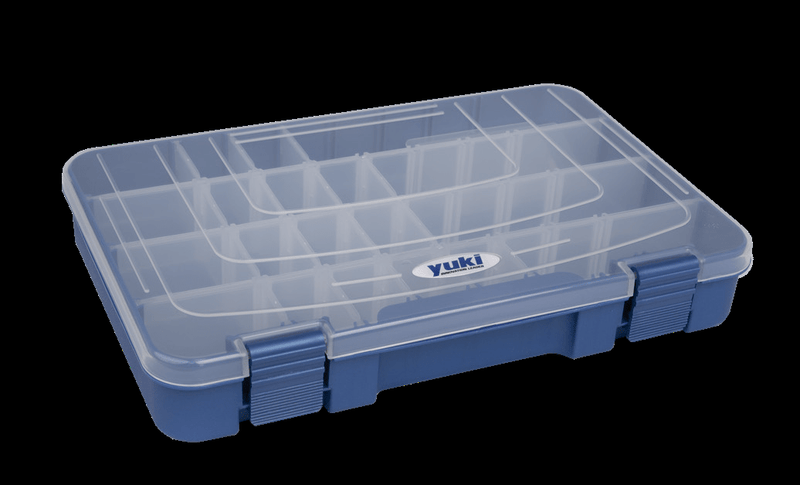 Yuki Tackle Box CP1 | Caixa de Pesca com Compartimentos Ajustáveis (280×185×50mm) - Barracuda Pesca